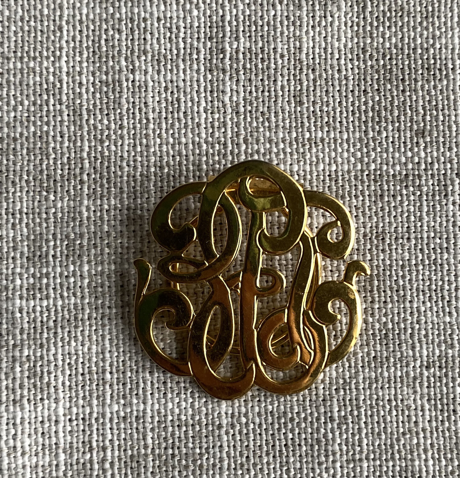 Monogram Style Vintage Scarf Clip - POPULAR! — Scarves and More